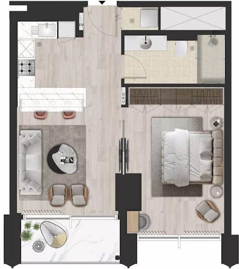 1BR DIFC Living Residence