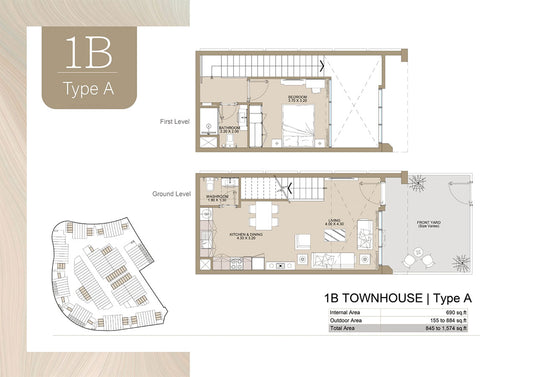 1BR Verdana Townhouses by Premier Heights Real Estates in Dubai 