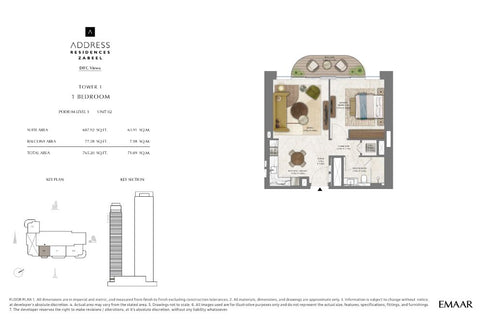 1BR Address Residence Zabeel