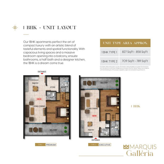 1BR Marquis Galleria