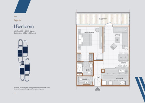 1BR Gateway Residence