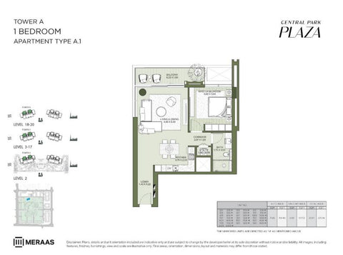 1BR Central Park Plaza