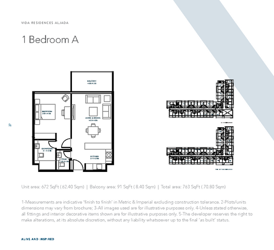 1BR Vida Residence