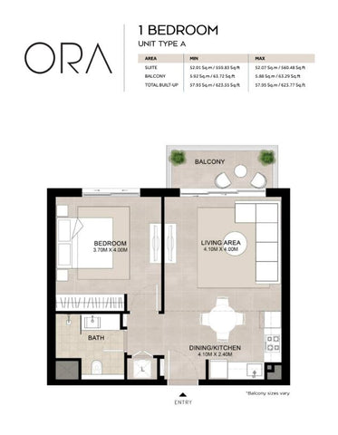 1BR ORA Residence