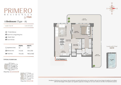 1BR Primero Residences