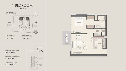 1BR Belgrove Residences by Premier Heights Real Estates in Dubai 