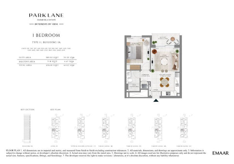 1BR Park Lane