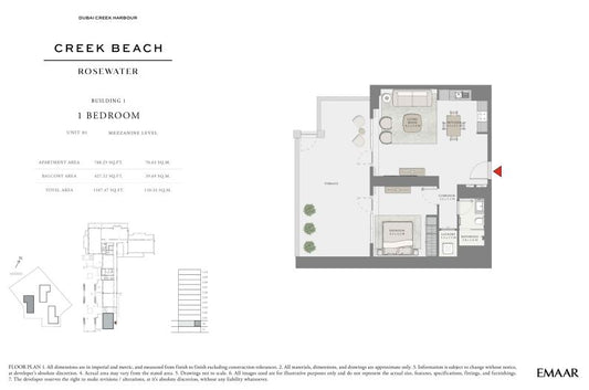 1BR Rosewater Creek Beach