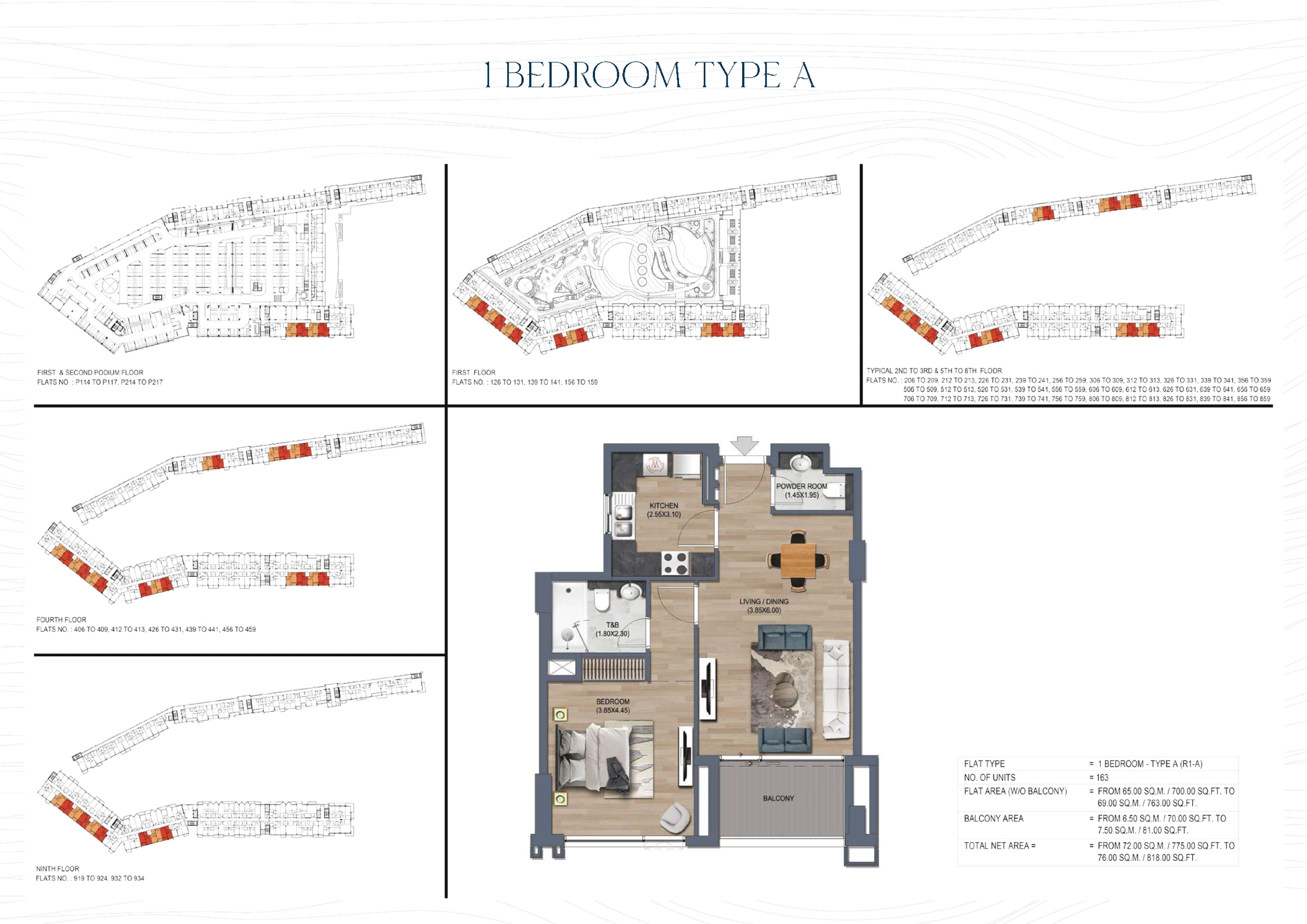 1BR Khorfakkan Resort Residence by Premier Heights Real Estates in Dubai 