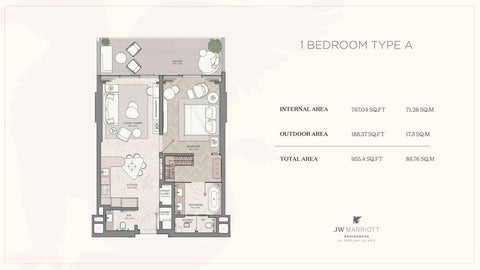 1BR JW Marriott Residence