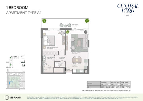 1BR Laurel Central Park