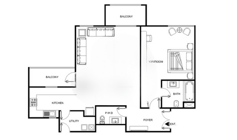 1BR Apartment JBR Murjan