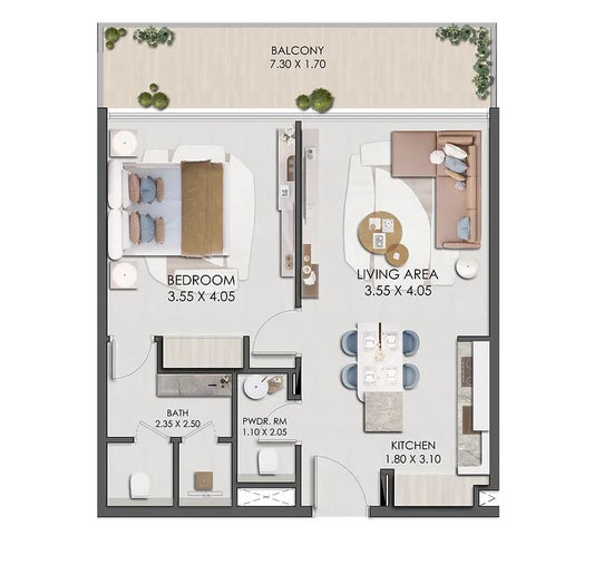 1BR Legado Residence