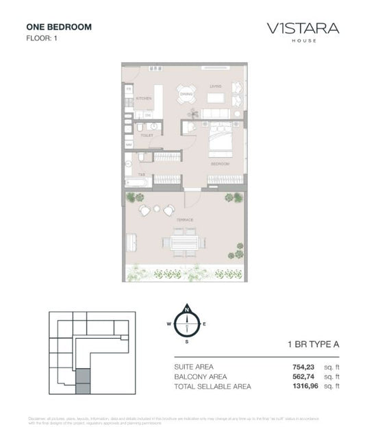 1BR V1stara Residence by Premier Heights Real Estates in Dubai 