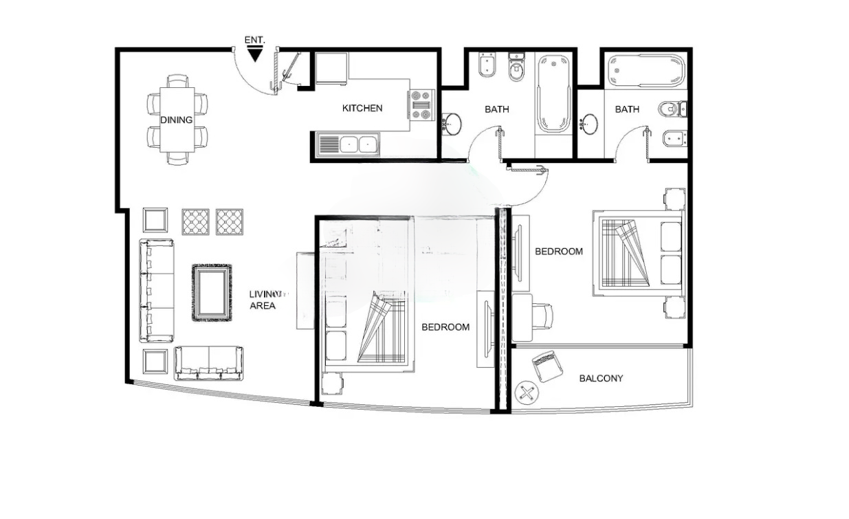 2BR Bay Central Towers