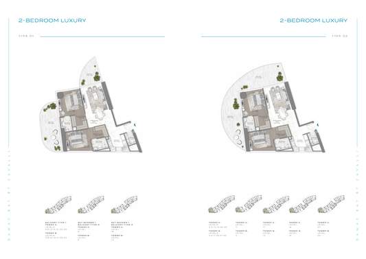 2BR DAMAC Bay 1 by Cavalli Residence