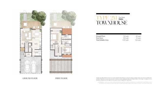 2BR Townhomes - Bloom Living by Premier Heights Real Estates in Dubai 