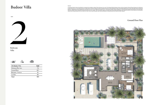 2BR VIlla Budoor Villas - Al Jurf Gardens
