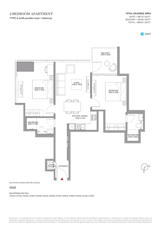 2BR Skyscape Towers by Premier Heights Real Estates in Dubai 