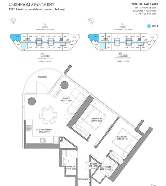 2BR Sobha Orbis