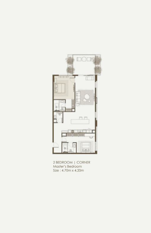 2BR The Apartments - Keturah Reserve D7