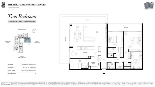 2BR The Ritz-Carlton Al Jaddaf