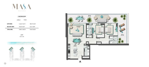 2BR Masa Residence