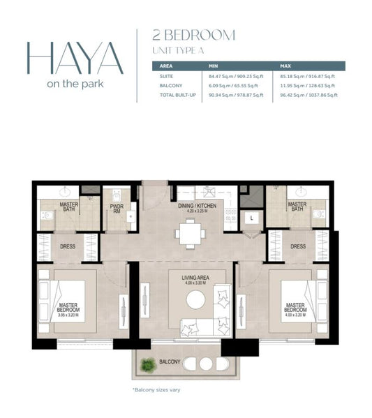 2BR Haya on the Park