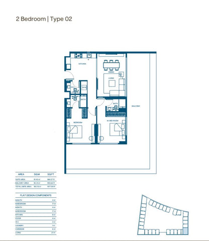 2BR Binghatti Aurora