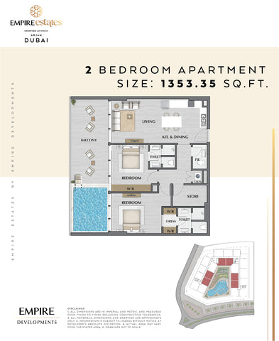 2BR Empire Estates