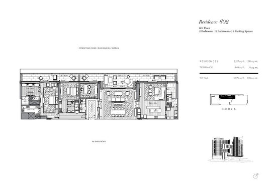 2BR Dorchester Collection Residence