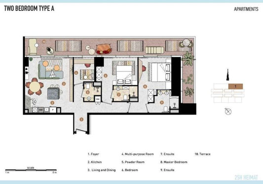 2BR 25Hours Heimat Residence by Premier Heights Real Estates in Dubai 