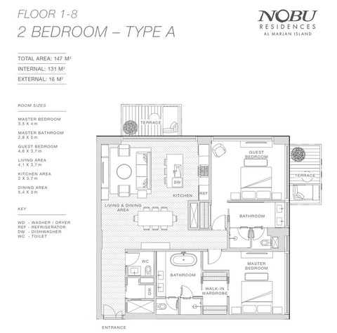 2BR Nobu Residences