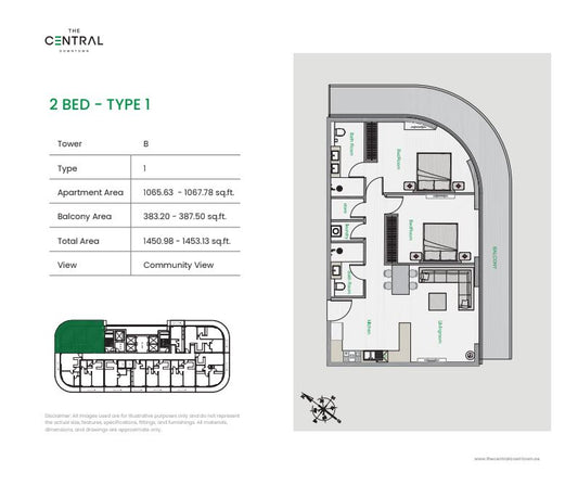 2BR The Central Downtown by Premier Heights Real Estates in Dubai 