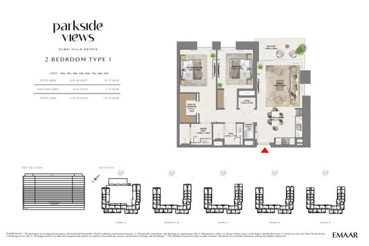 2BR Parkside Views