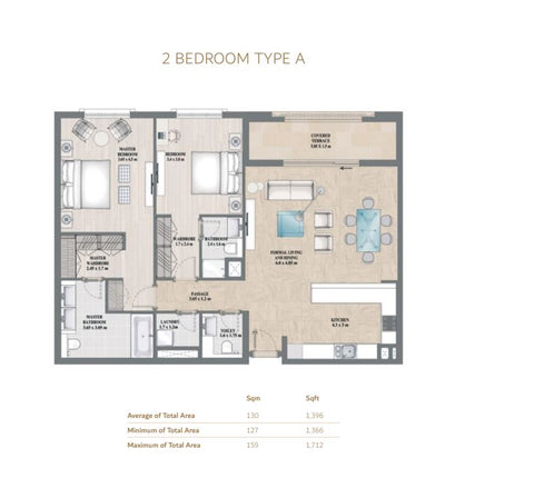 2BR Al Andalus Townhouses & Apartments