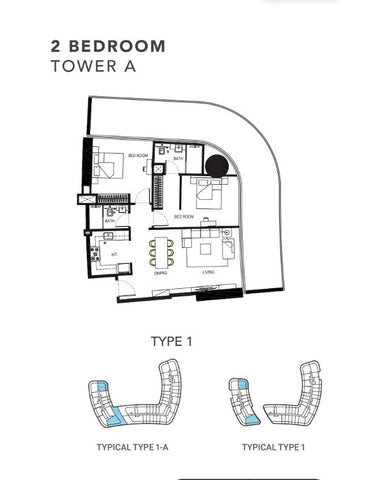 2BR Binghatti Hills