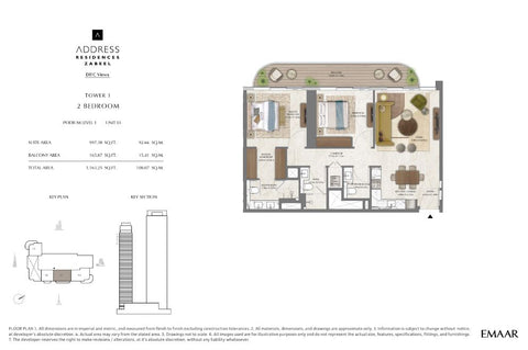 2BR Address Residence Zabeel