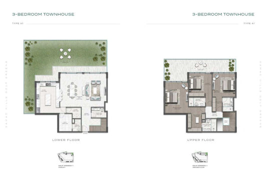 3BR Townhouse Golf Greens