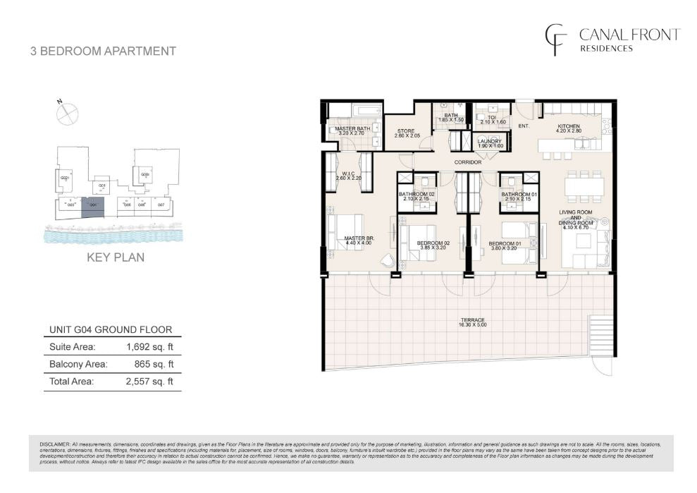 3BR Canal Front Residence