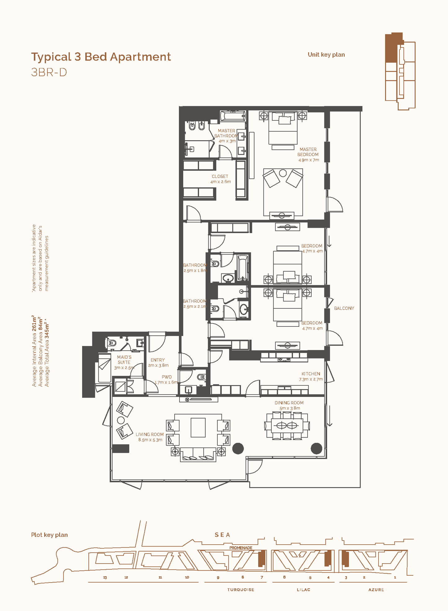 3BR Mamsha Al Saadiyat by Premier Heights Real Estates in Dubai 