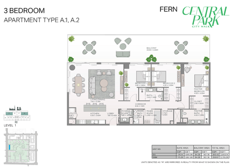 3BR Fern Central Park