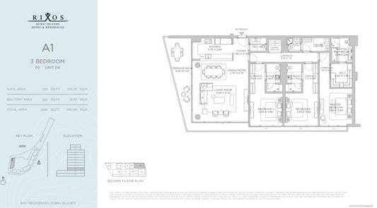 3BR RIXOS RESIDENCES by Premier Heights Real Estates in Dubai 