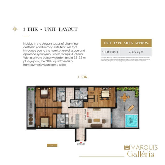 3BR Marquis Galleria