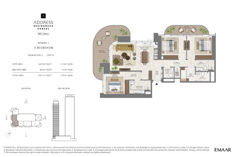 3BR Address Residence Zabeel