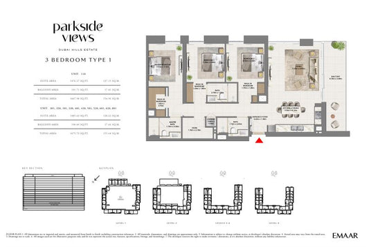 3BR Parkside Views