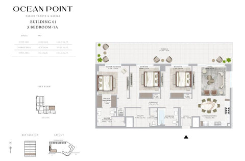 3BR Ocean Point Rashid Yachts & Marina