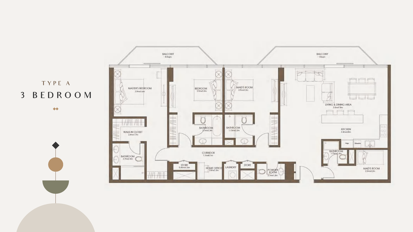 3BR The Source I by Premier Heights Real Estates in Dubai 