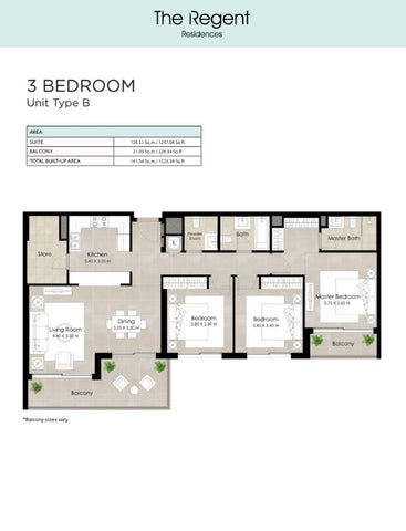 3BR Regent