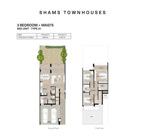 3BR Shams Townhouses